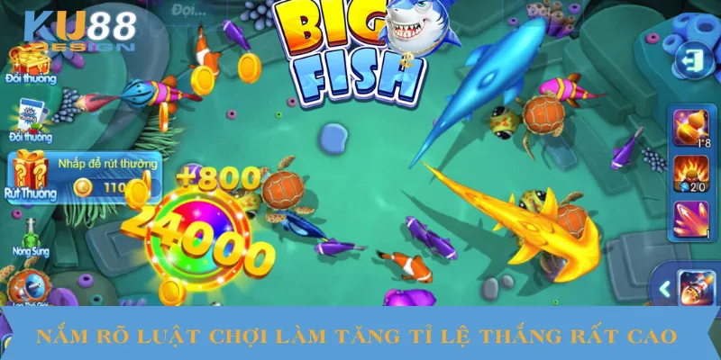 Cách Tham Gia Bắn Cá KU88 Dễ Thắng Cho Người Mới 2025 3 Nắm rõ luật chợi làm tăng tỉ lệ thắng rất cao